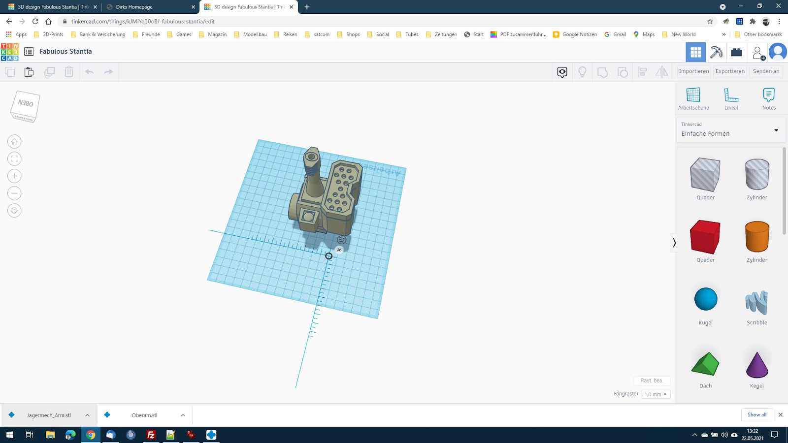 JM6-A Arme in TinkerCAD
